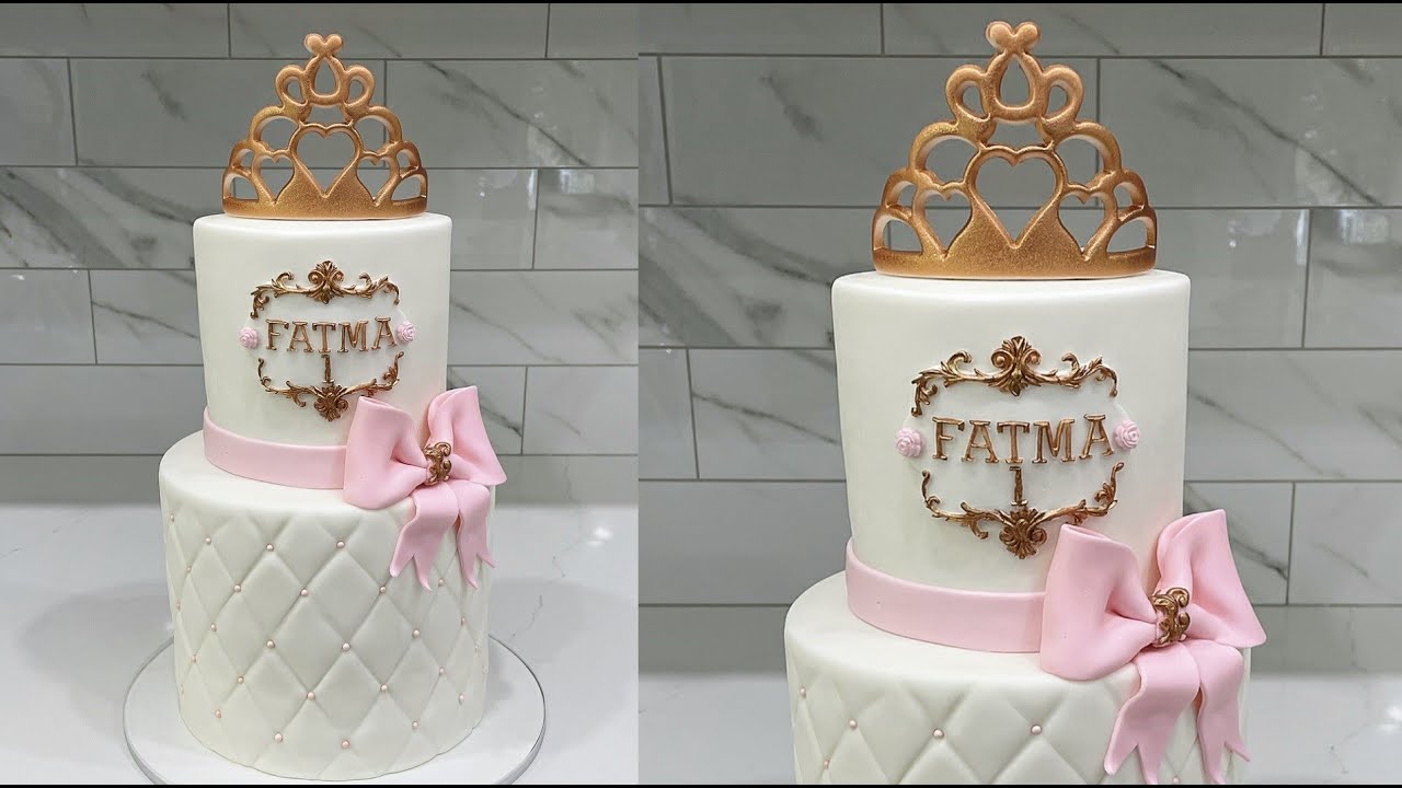 How to make a fondant princess cake | Cake decorating tutorials | Sugarella Sweets