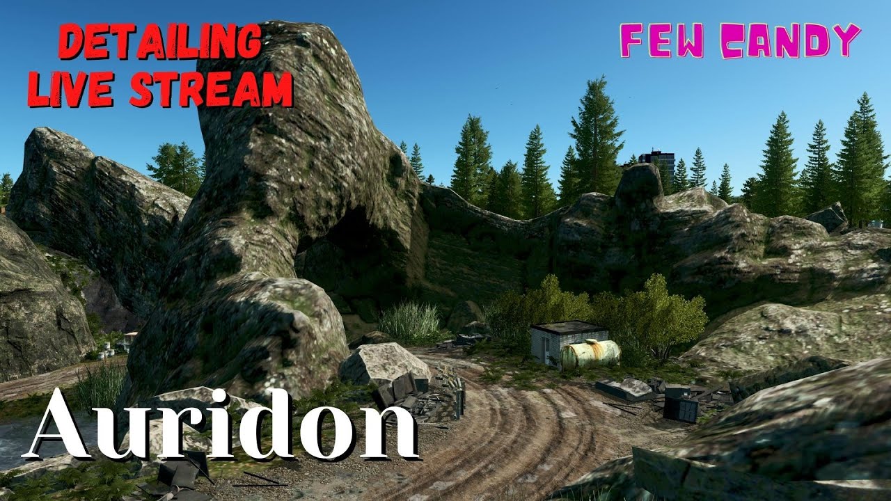 Building an Abandoned Quarry and Holiday Park in Cities Skylines! | LIVE | Auridon