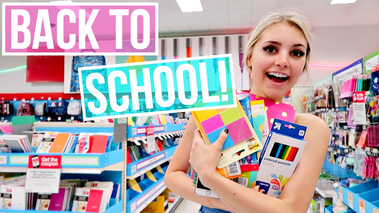 SHOPPING FOR BACK TO SCHOOL VIDEOS!