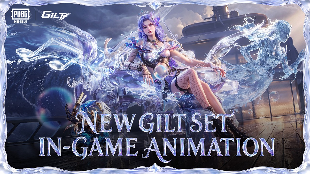 PUBG MOBILE | New Gilt Set designed with special fluid material coming soon