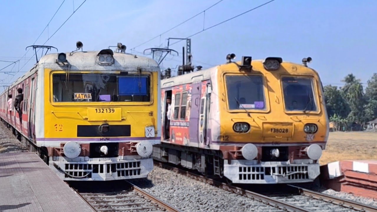 Different Types Kolkata Local Train Spotting at Howrah-Bandel & Howrah-Barddhaman Chord Stretch | IR