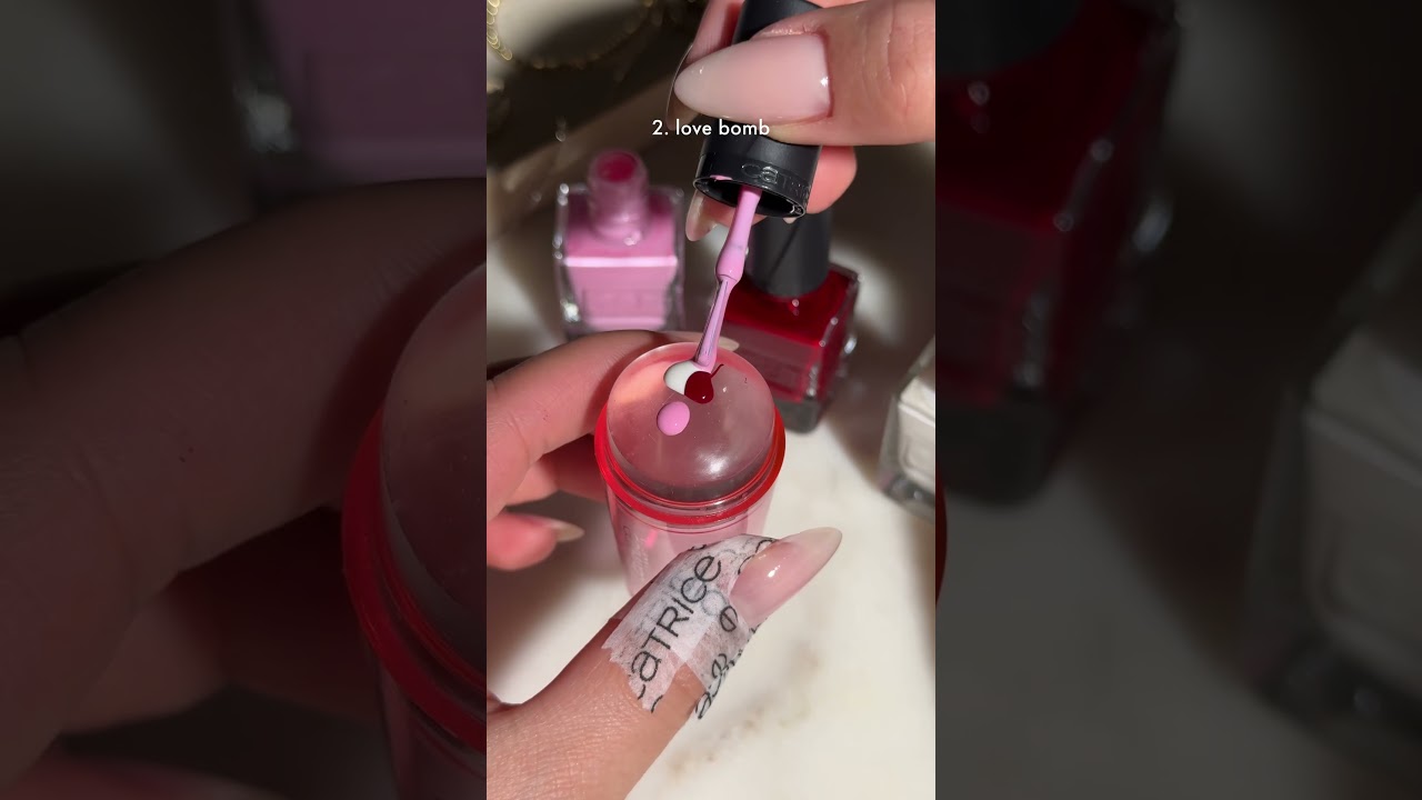 Cute Valentine&rsquo;s Day Nails in Minuten 💘💅 | 3 Easy Nail Stamper Designs