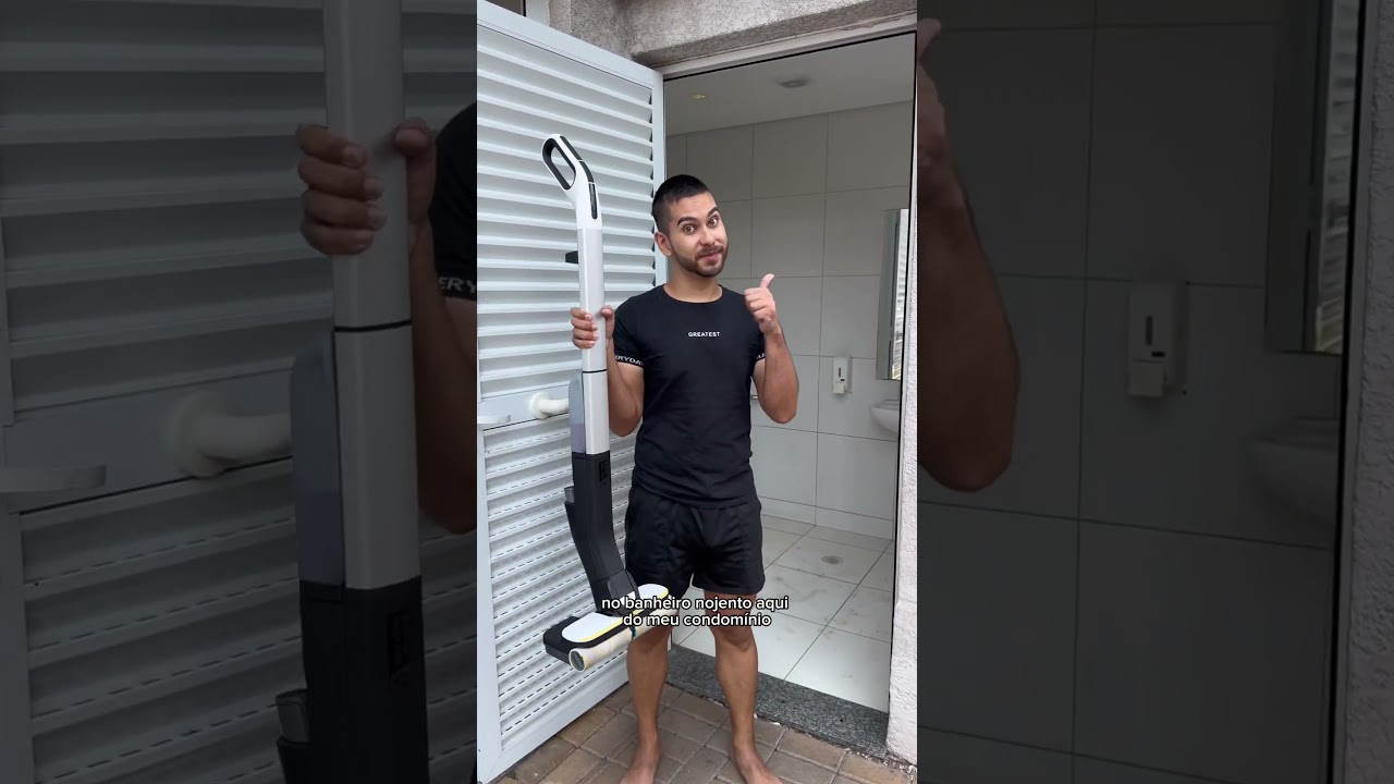 Testei a limpadora de piso famosa