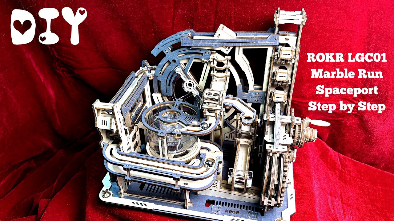 ROKR Marble Run Spaceport LGC01 Step by step | Robotime @rokr_official