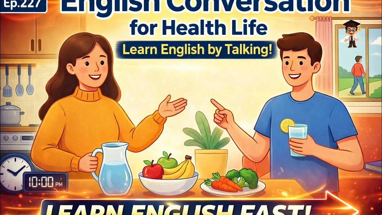 English Conversation for Healthy Life | Daily English Speaking Practice | Learn English Fast