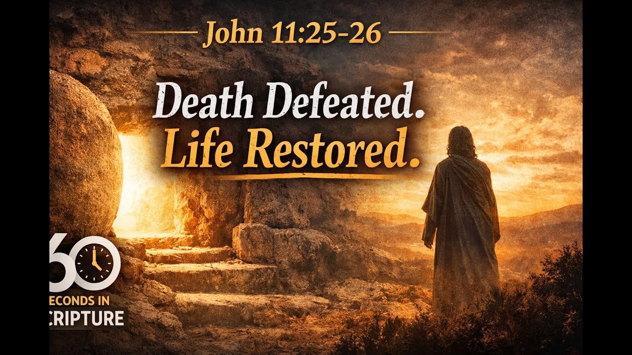Death Defeated. Life Restored. | John 11:25-26