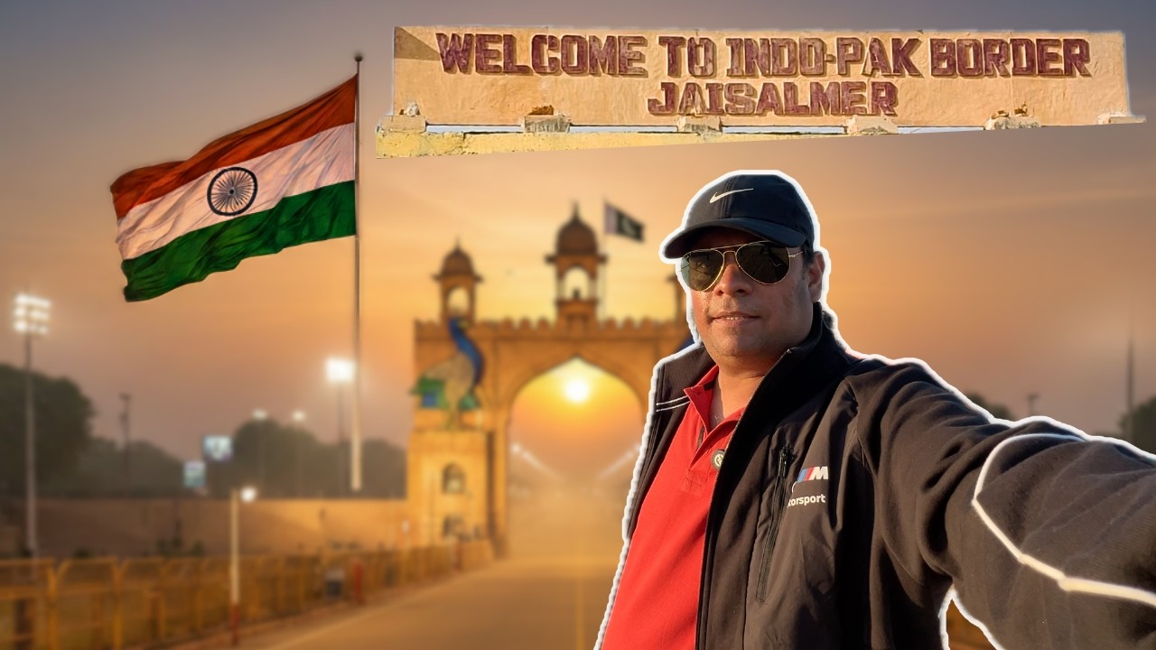 EP-5 | Indo-Pak Border Jaisalmer 🇮🇳 | Tanot Mata Temple & Border Experience | @DriveWithDeepak27
