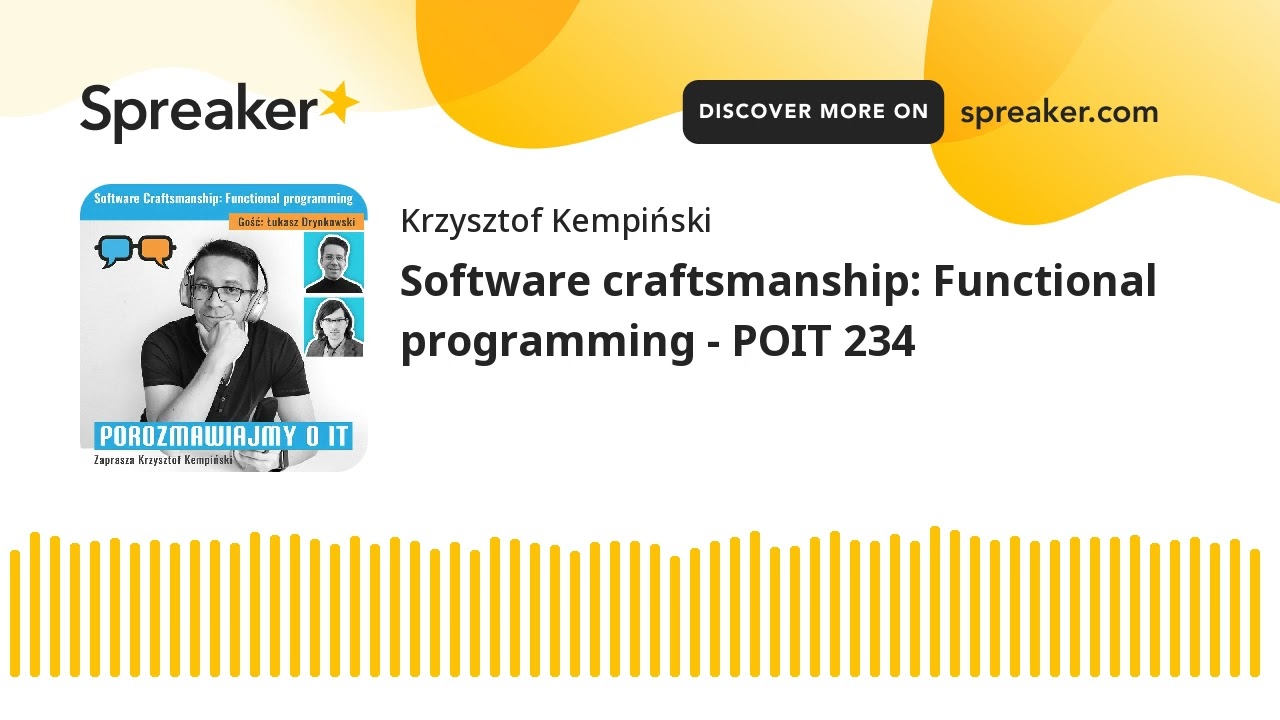 Software craftsmanship: Functional programming - POIT 234
