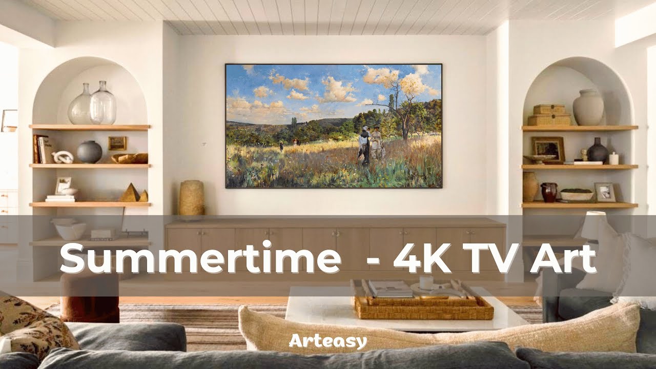Summertime - 4K TV Art | Summer Paintings | Summer Scenes | Sunny Days Art | 4K Summer Art | Arteasy