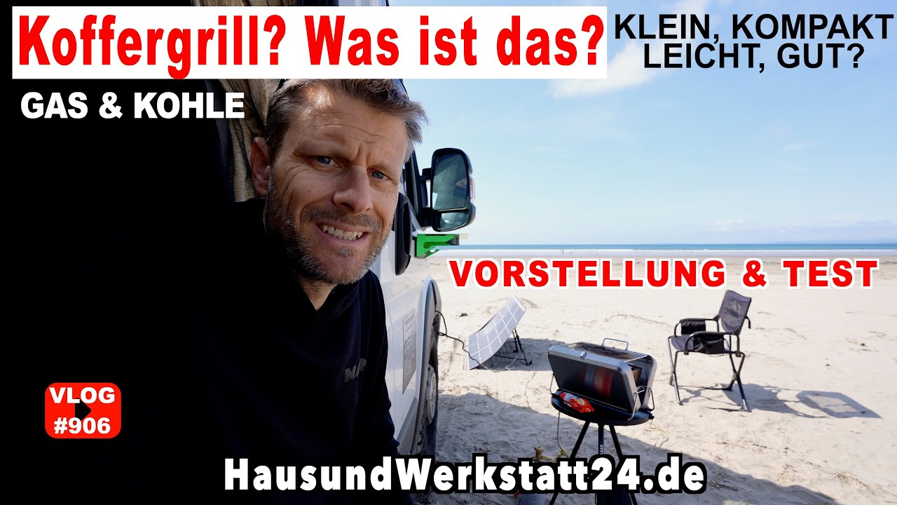#906 Was ist ein Koffergasgrill? Passt nix rein? Gardinger Vorstellung und Test, HausundWerkstatt24