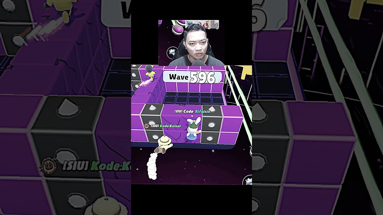 Epic save clutch with pj at 596 wave block dash endless #stumbleguys