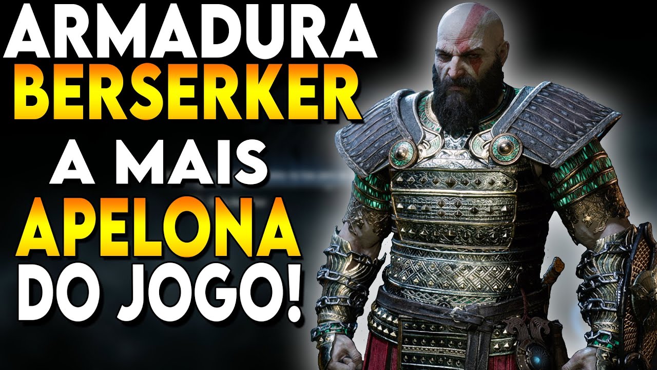 ARMADURA BERSERKER A MAIS APELONA DE GOD OF WAR RAGNAROK COMO PEGAR