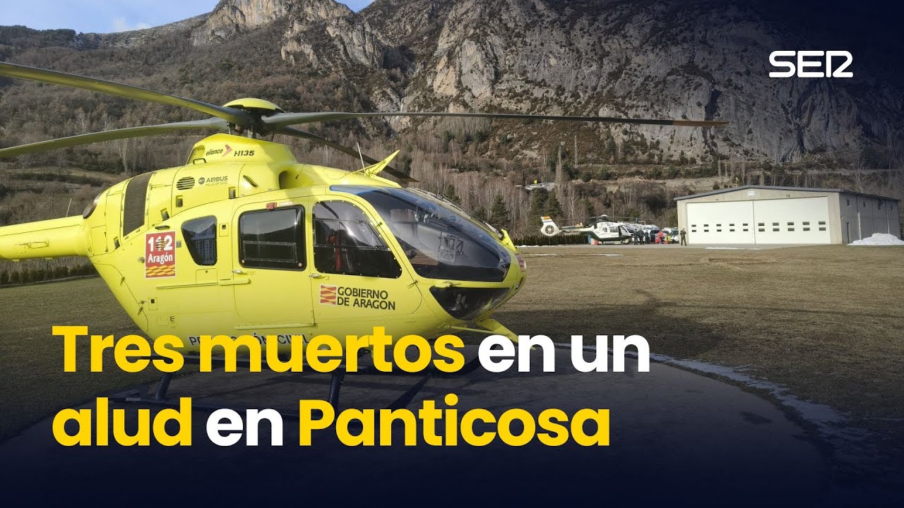 FALLECEN tres personas en un alud en Panticosa (HUESCA)