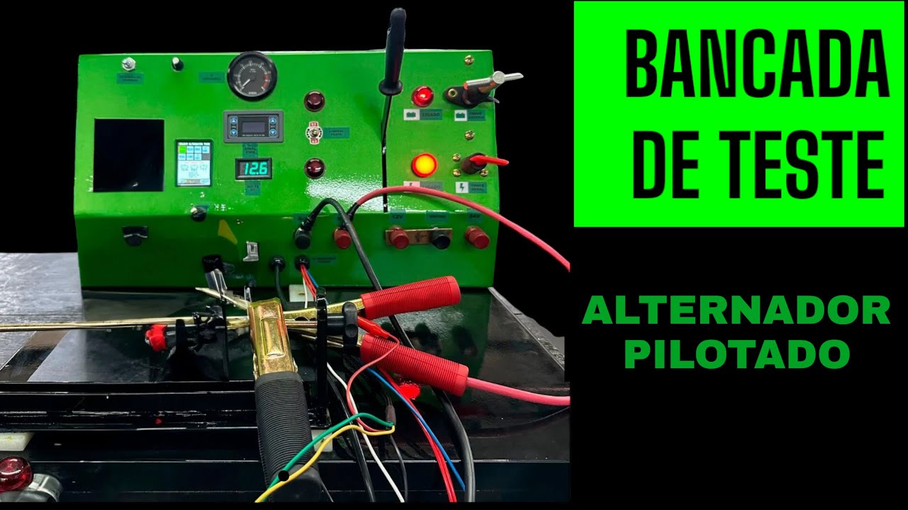 BANCADA DE TESTE DE ALTERNADOR PILOTADO