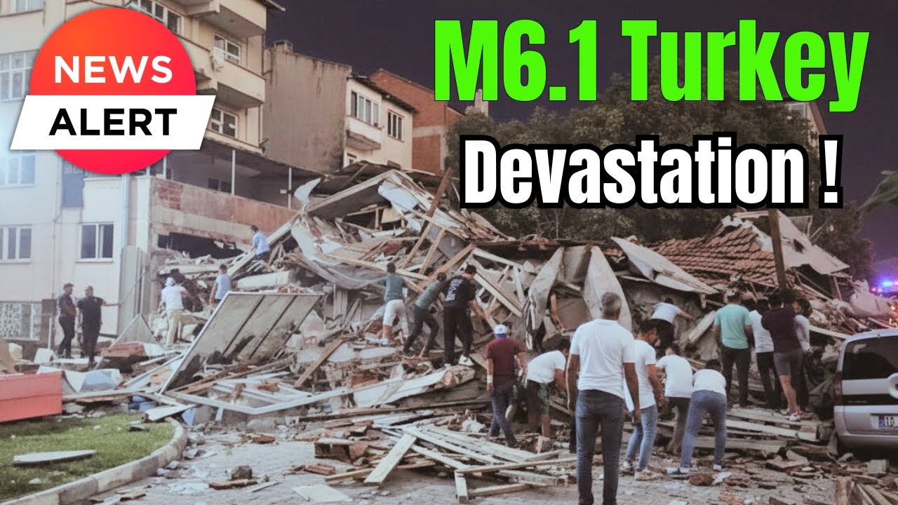 JUST HAPPENED ! Aftershocks Incoming ! Terrible Strong and Shallow Earthquake strikes Western Turkey