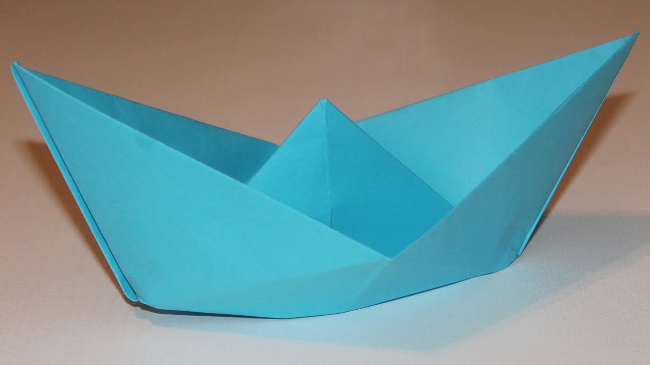 Como hacer un barco de papel