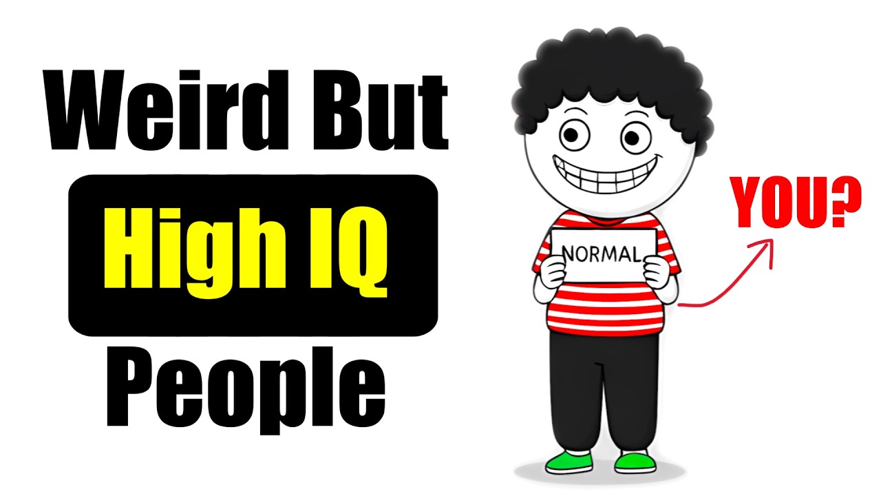Psychology of People Who Act Weird But Have Extremely High IQ
