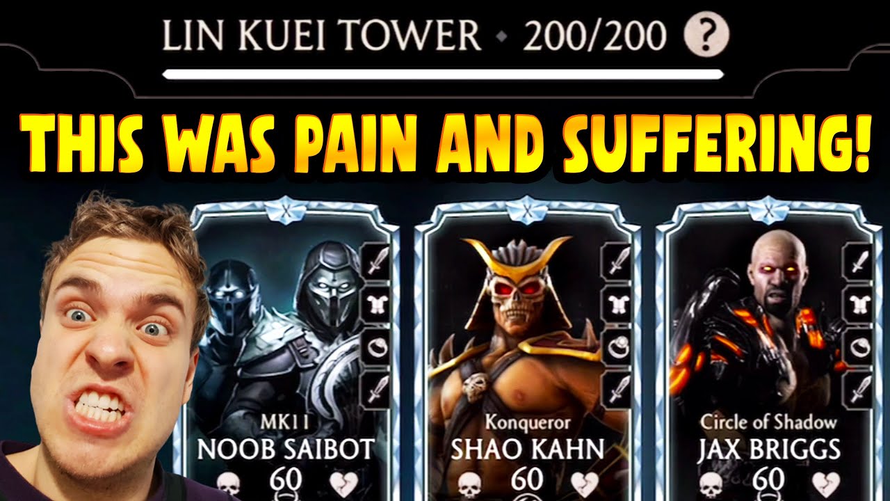 MK Mobile. This Made Me Hate Lin Kuei Tower Even MORE! Battle 200 with Strange Team...