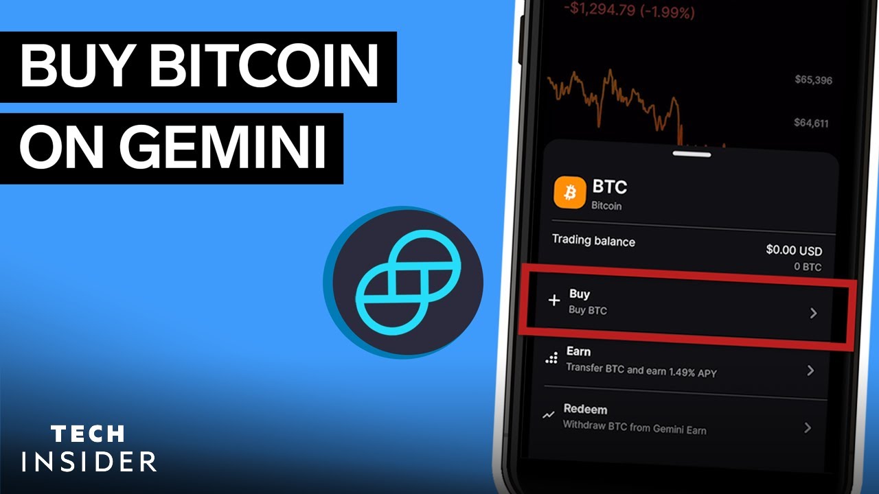 How To Buy Bitcoin (BTC) On Gemini