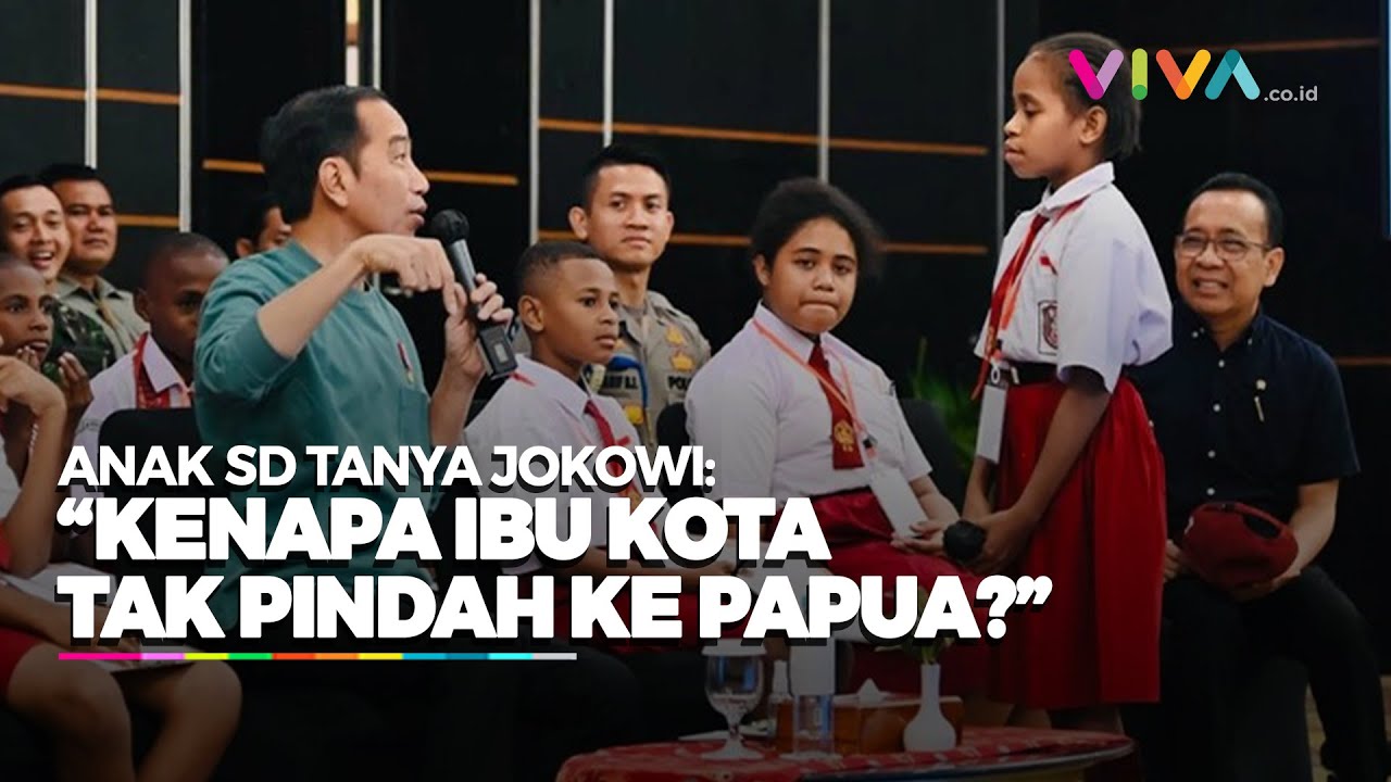 Jawaban Jokowi Ditanya Anak SD Kenapa Ibu Kota Tidak di Papua