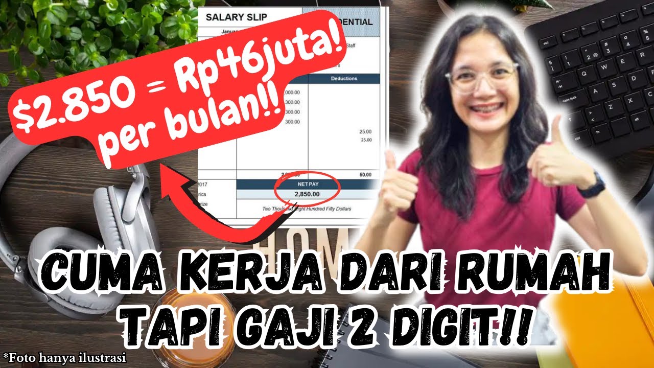 GAJI 2 DIGIT CUMAN KERJA DARI RUMAH DI PERUSAHAAN AMERIKA ‼️ 🤑🤑