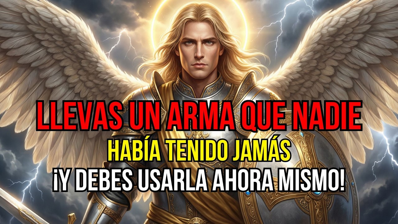 ¡El Arcangel Miguel Dice! El Arma que Llevas no es de este Mundo y el Cielo te ADVIERTE
