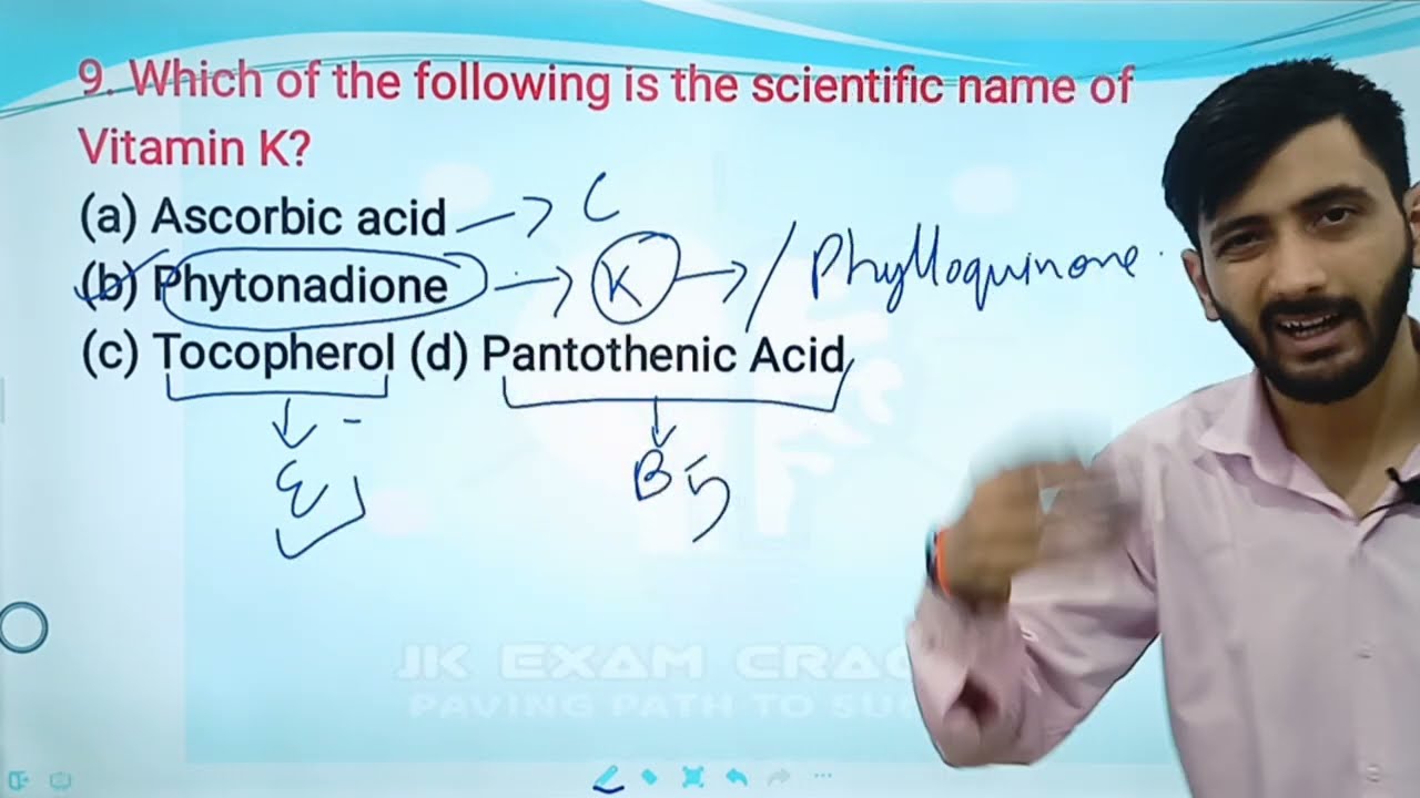 LEC-05 || MCQ'S ON VITAMINS, ITS DEFICIENCY AND DISEASE(BIOLOGY)|| FOR JKSSB SI / JKSSB FAA