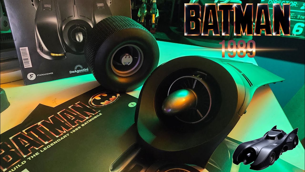 Build the 1:8 Scale 1989 Tim Burton's Batman Batmobile - Pack 1 - Stages 1 & 2