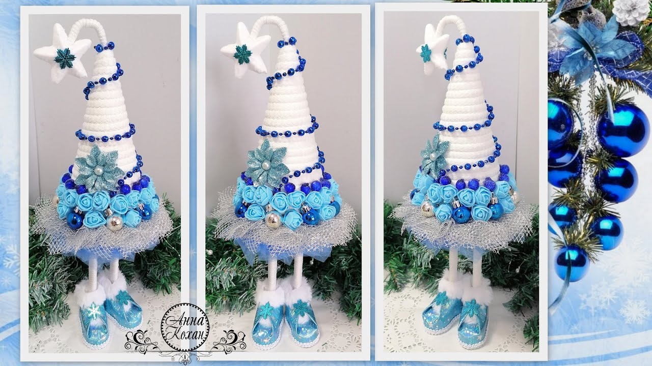 DIY🎄ЕЛОЧКА - ТОПОТУШКА своими руками- выполняю заказ🎄Новогодний декор🎄Анна Кохан🎄