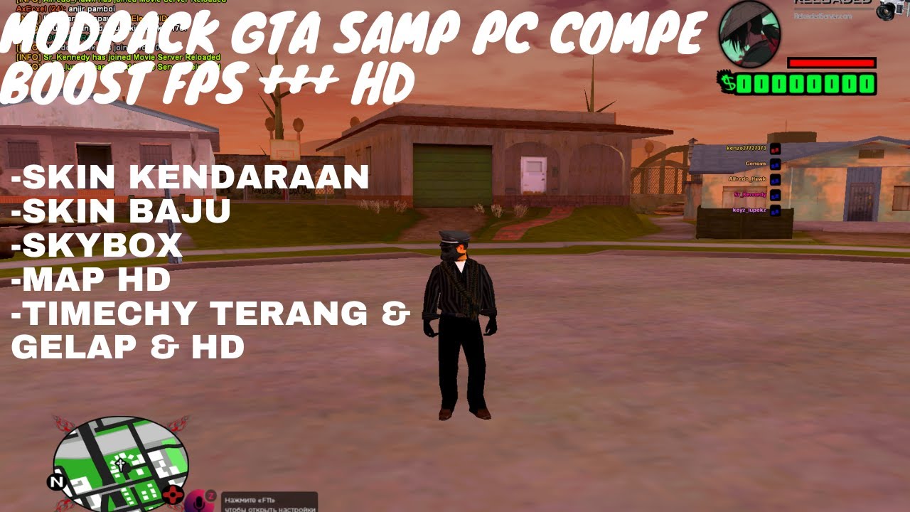 MODPACK GTA SAMP PC LOW END BOOST FPS +++
