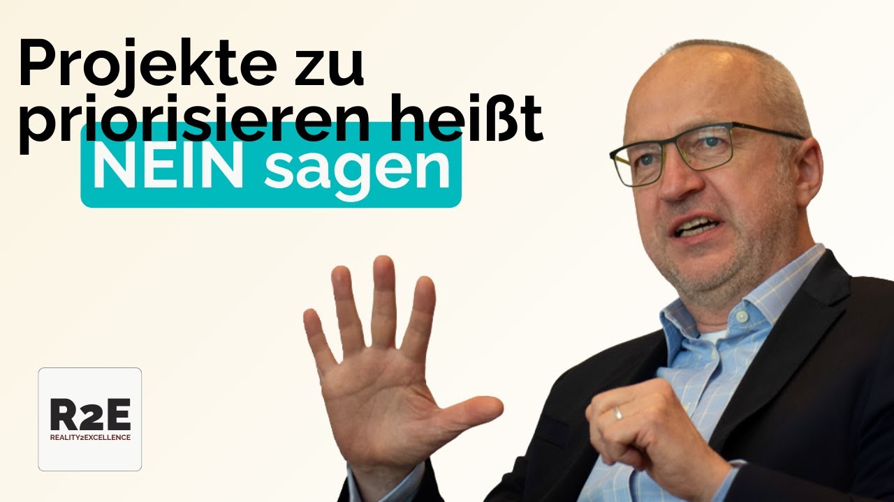 Projekte priorisieren heißt NEIN zu sagen
