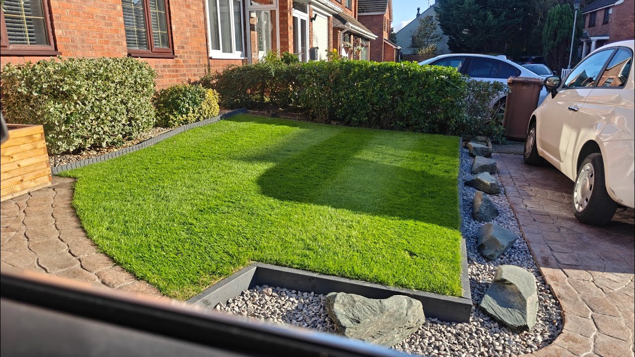 Shady lawn solutions with some Poa