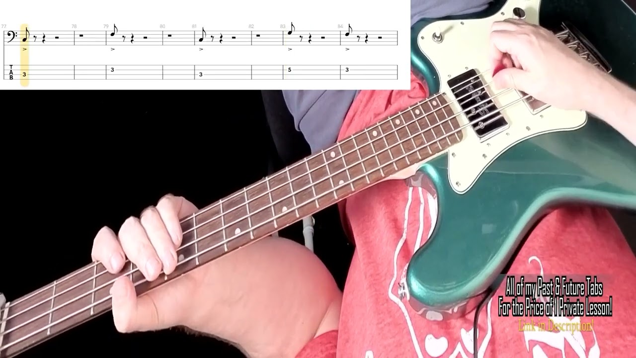 The Ventures-Wipeout-Live In Japan-Bass Cover with Tabs