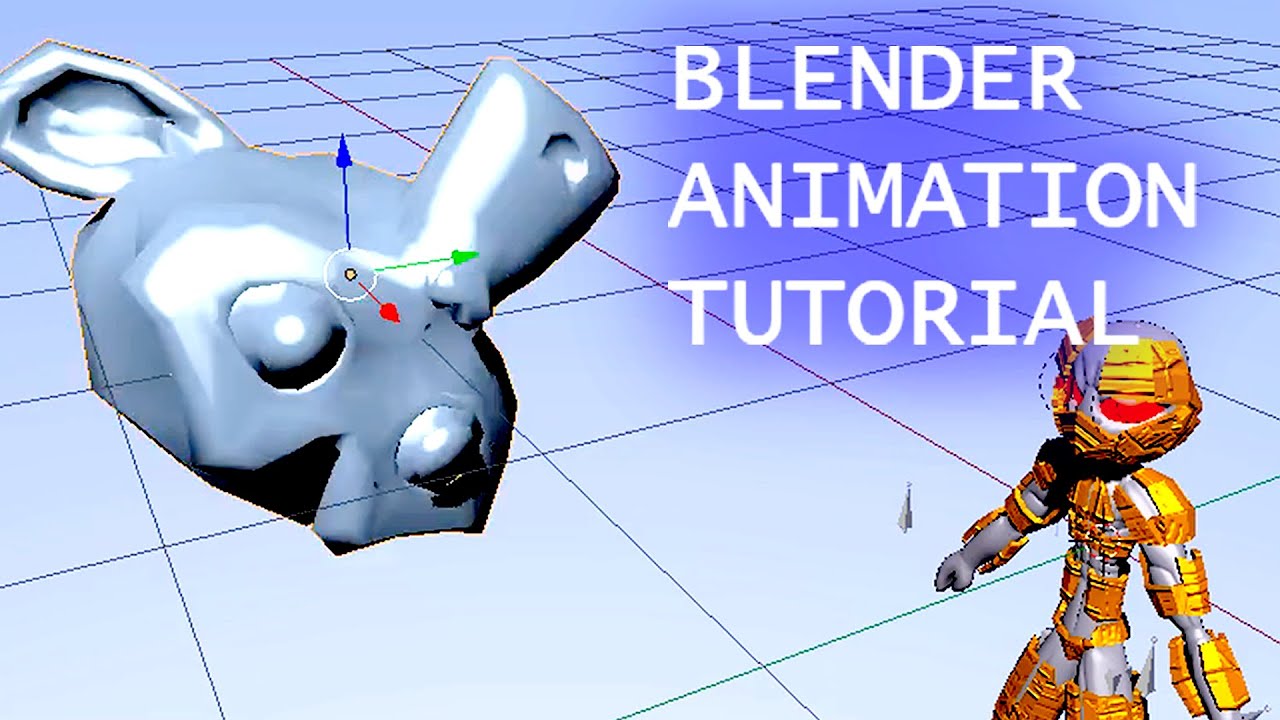 Blender Animation Tutorial - Beginner Basics - Keyframes