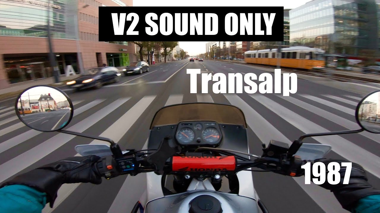 1987 Honda XL600V Transalp - City Ride POV [RAW Onboard] [4K]
