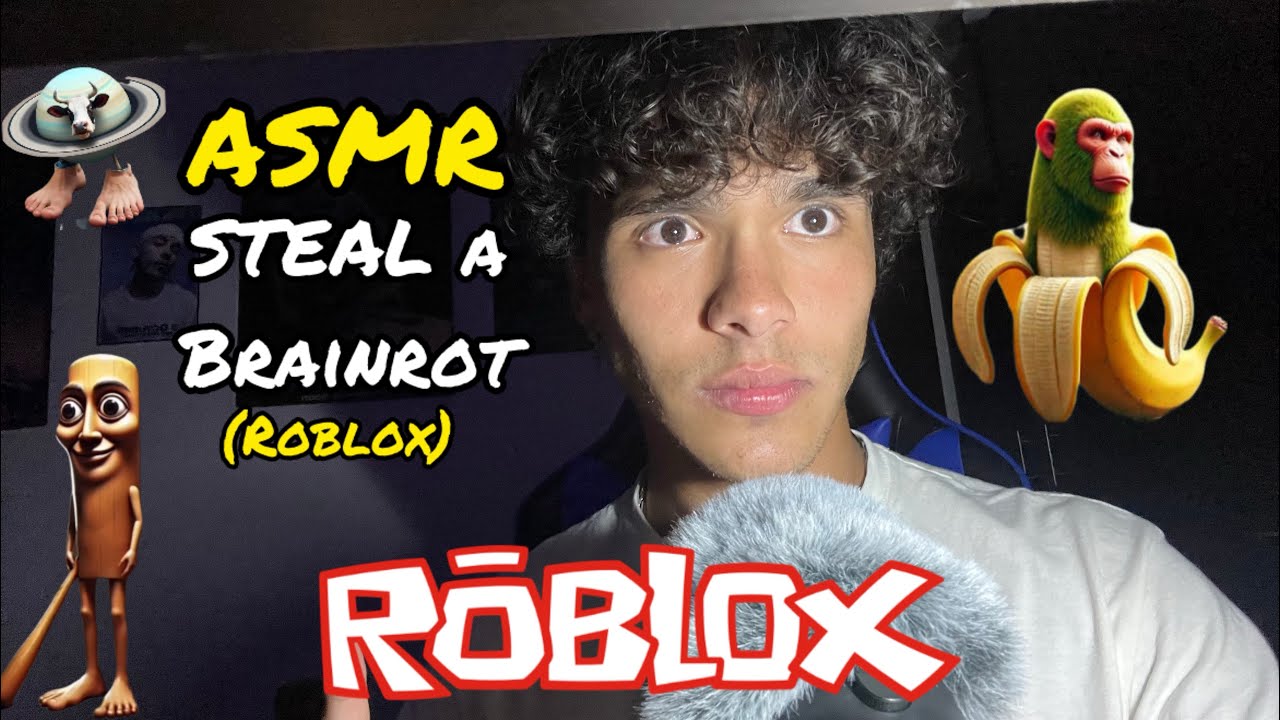 ASMR En Español- Gameplay STEAL A BRAINROT (Roblox) Pruebo Un Server Privado Por Primera Vez ! 💤🎮