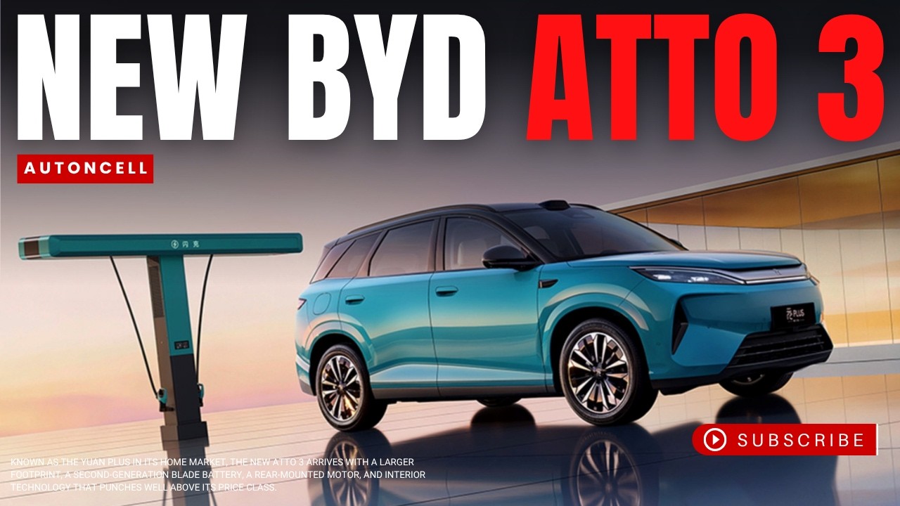 BYD Unveils Next-Generation Atto 3 | 630 km Range and 9-Minute Flash Charging