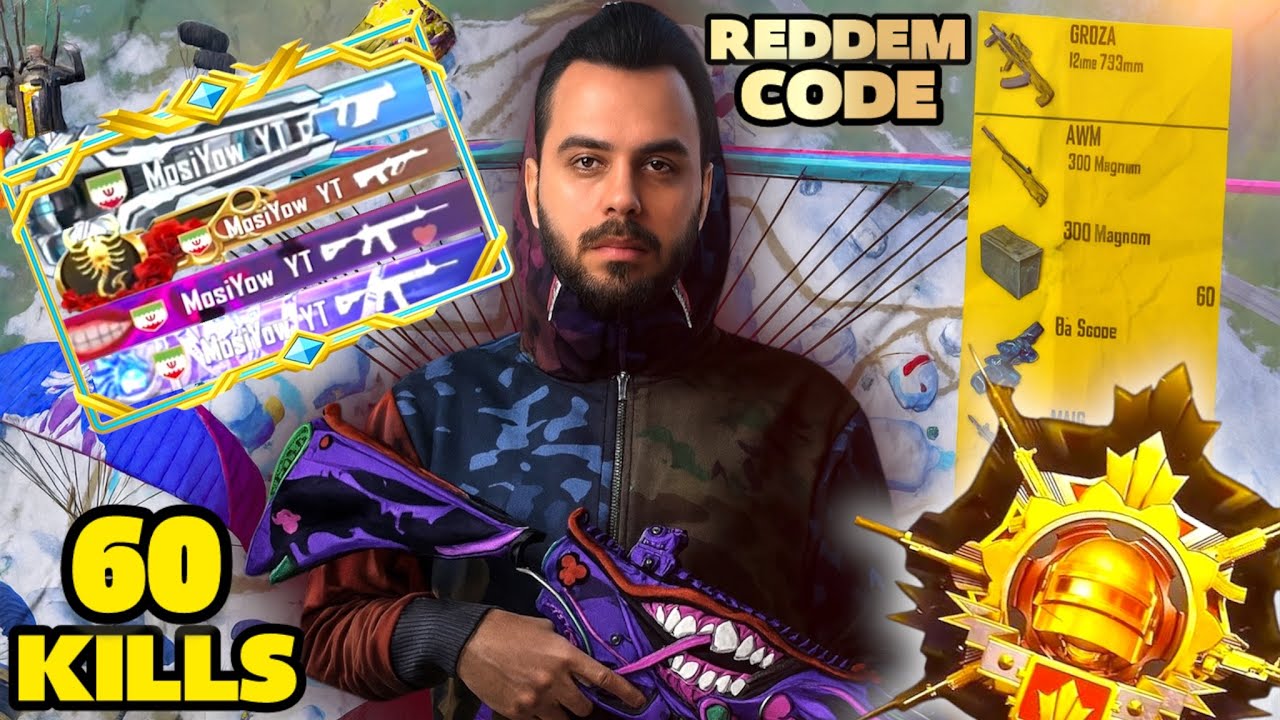 سطح لیویک خیلی بالا رفته🤯 +ردیم کد یوسی💰| 60 KILLS