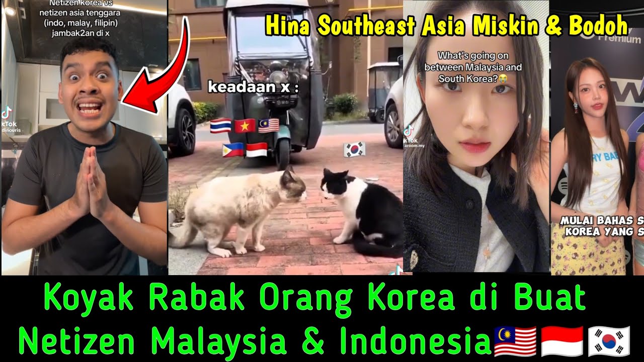PANAS❗MALAYSIA INDONESIA TAK TINGGAL DIAM LAWAN KOREA YANG DAH HINA KATA MISKIN & KAMPUNG