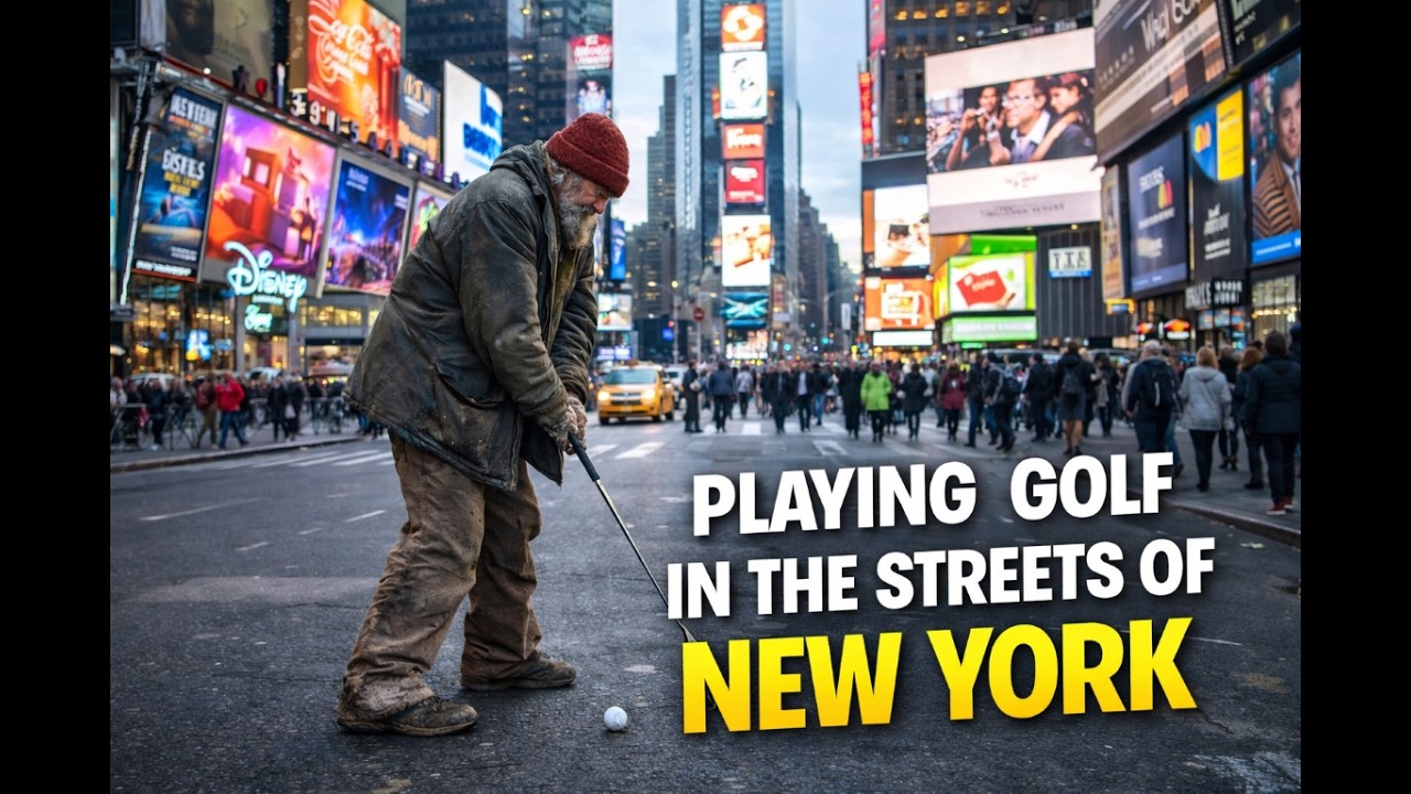 Golfing the New York City Streets - GSPro Fantasy Course-Can I beat a 36 HCP if I Give Him 36 Shots?
