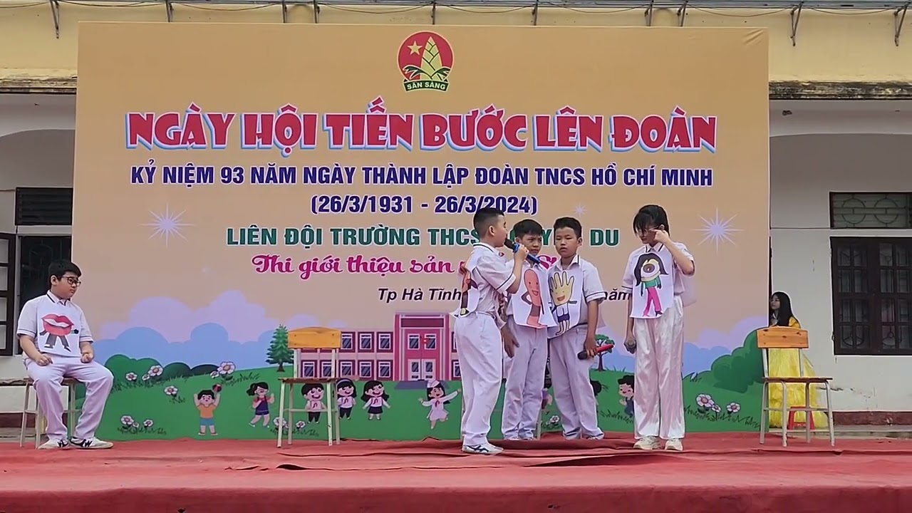 Kịch: Chân, tay, tai, mắt, miệng. Thể hiện: Khối 6 - Tr THCS Nguyễn Du - TP HT