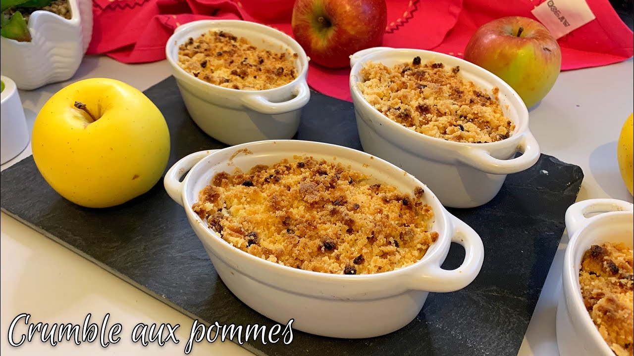 Recette de crumble aux pommes تحلية التفاح /وصفة الكرمبل بالتفاح