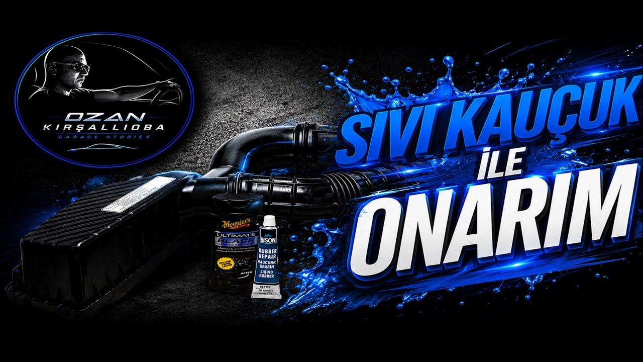 Sıvı Kauçuk ile Onarım / Bison Liquid Rubber / Hava Filtre Borusu Onarımı