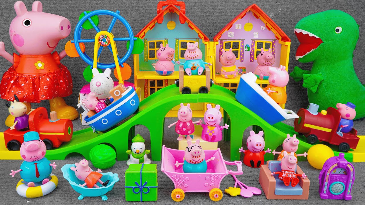 Peppa Pig Toys 2026 | Peppa Pig All Around Peppa&rsquo;s Town Playset | 18 Minutes Satisfying