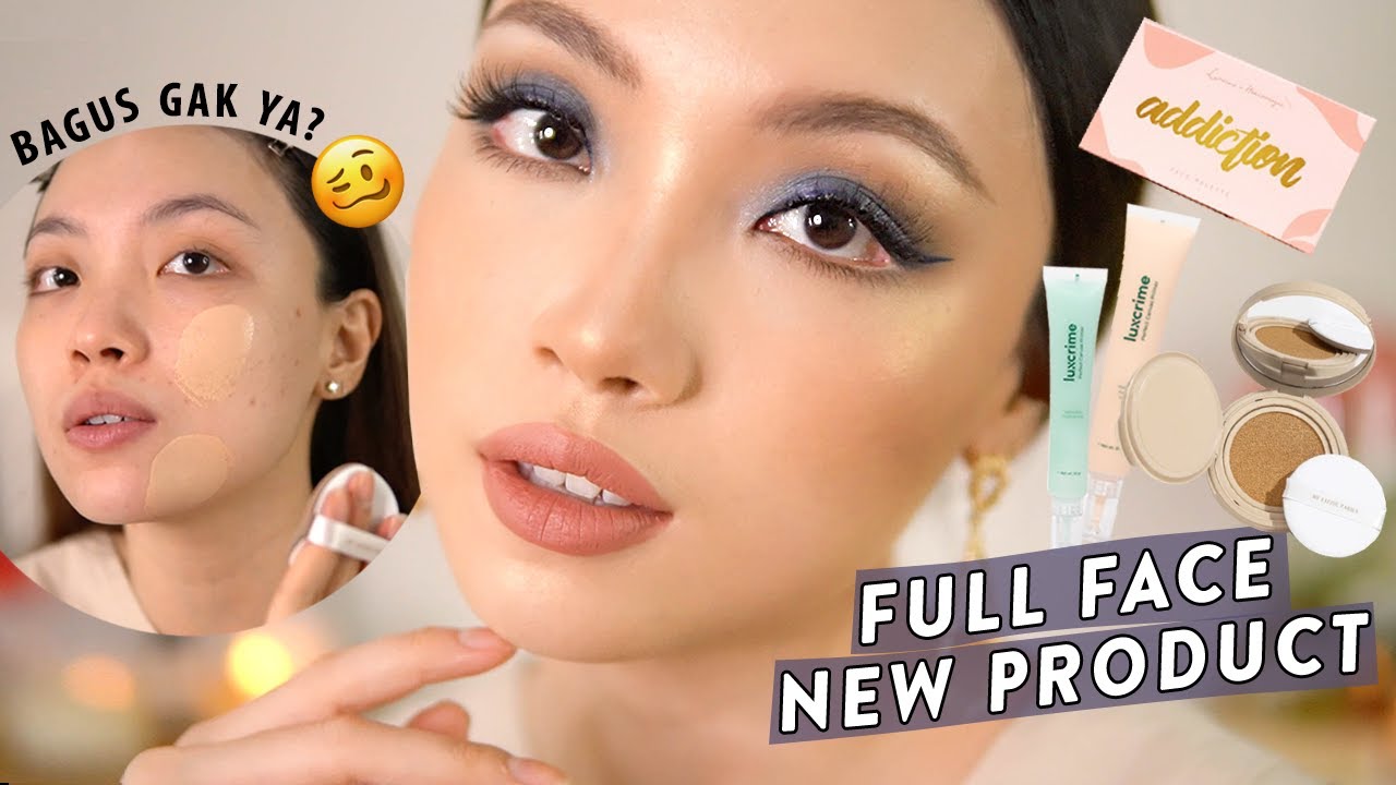COBAIN PRODUK LOCAL BARU! (Luxcrime, Hanummega Addiction Palette, BLP, MAKE OVER Hydrastay, etc!)