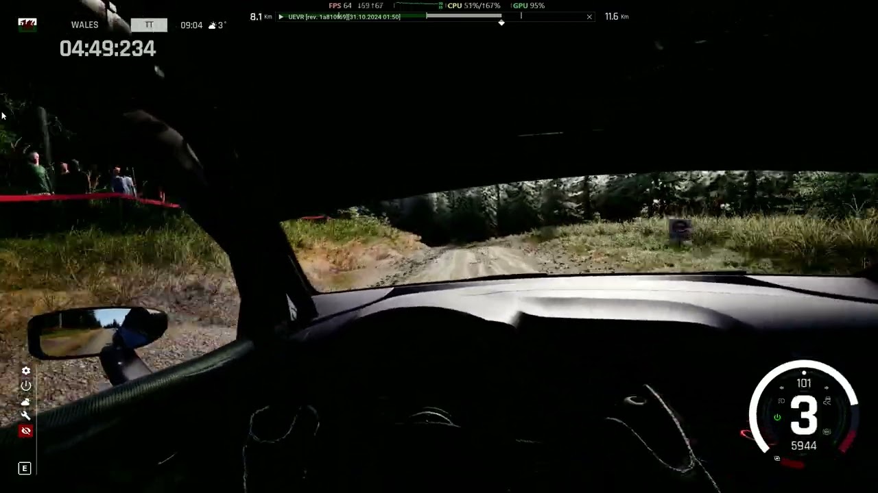 Assetto Corsa Rally VR performance RX 9070 XT Ryzen 7 5800X3D