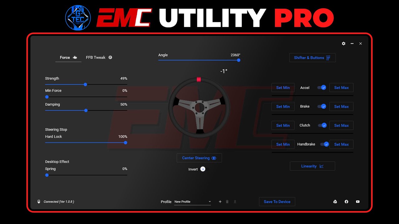EMC Utility PRO | Um Bom e Grande Software para DIY Volante Caseiro