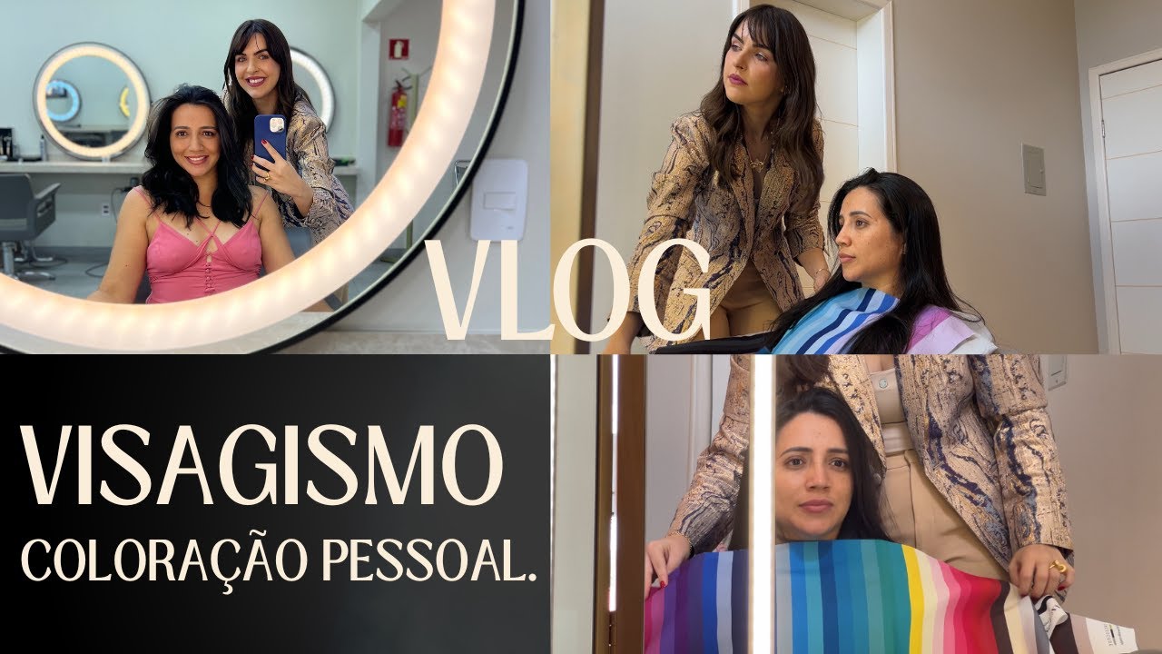 O dia em que mudamos tudo: visagismo, corte e coloração pessoal. VLOG de consultoria de imagem.