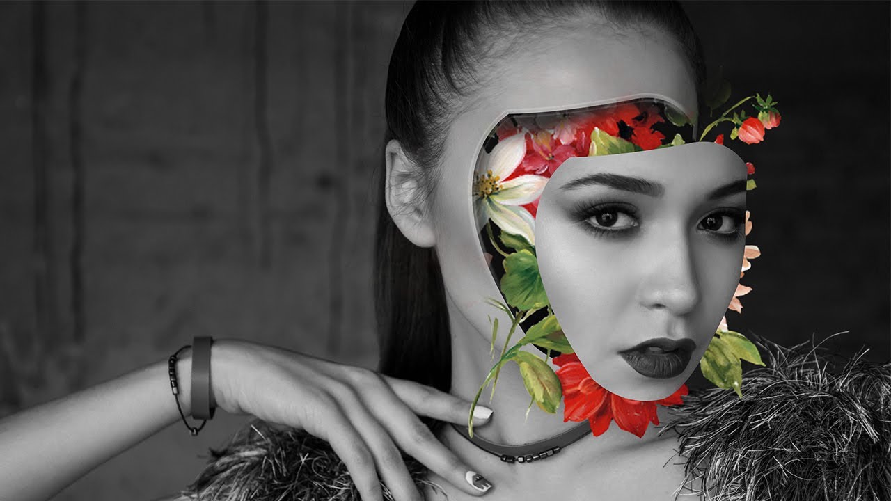 Photoshop Tutorial - Create Flower Face Effects - By Design Crowd