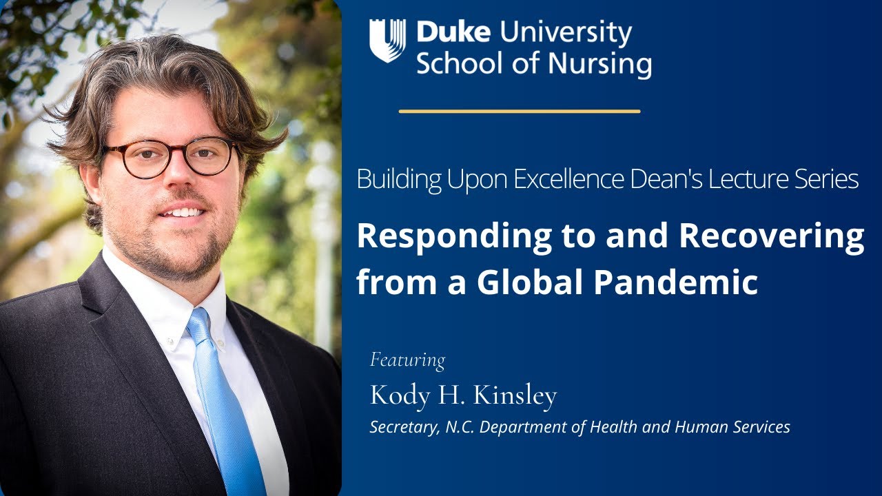 Building Upon Excellence Dean’s Lecture Series Responding to and Recovering from a Global Pandemic